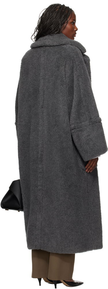 Kabáty Max Mara Max Mara Kadiak Teddy Coat Šedá | 2421016313600 MM10502, 2