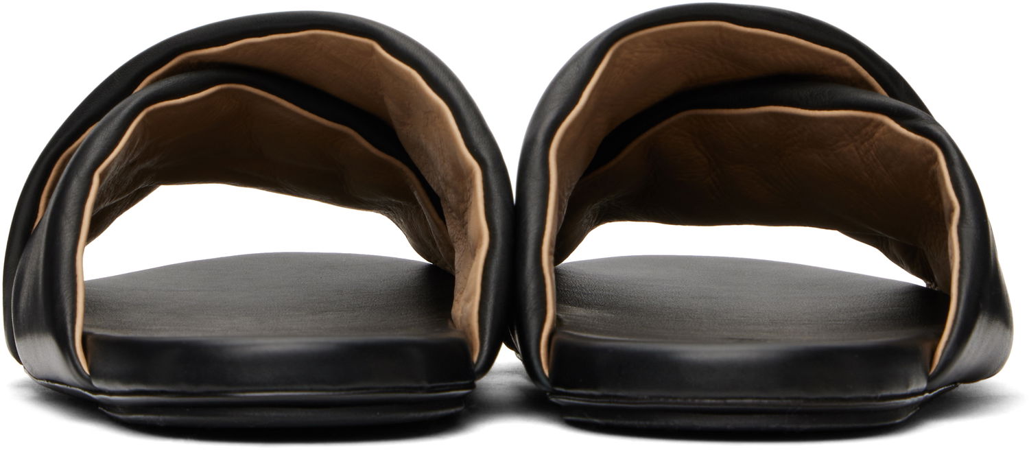 Tenisky a topánky Marsèll Marsèll Spanciata Twist Leather Slides Čierna | M4468P010666, 1