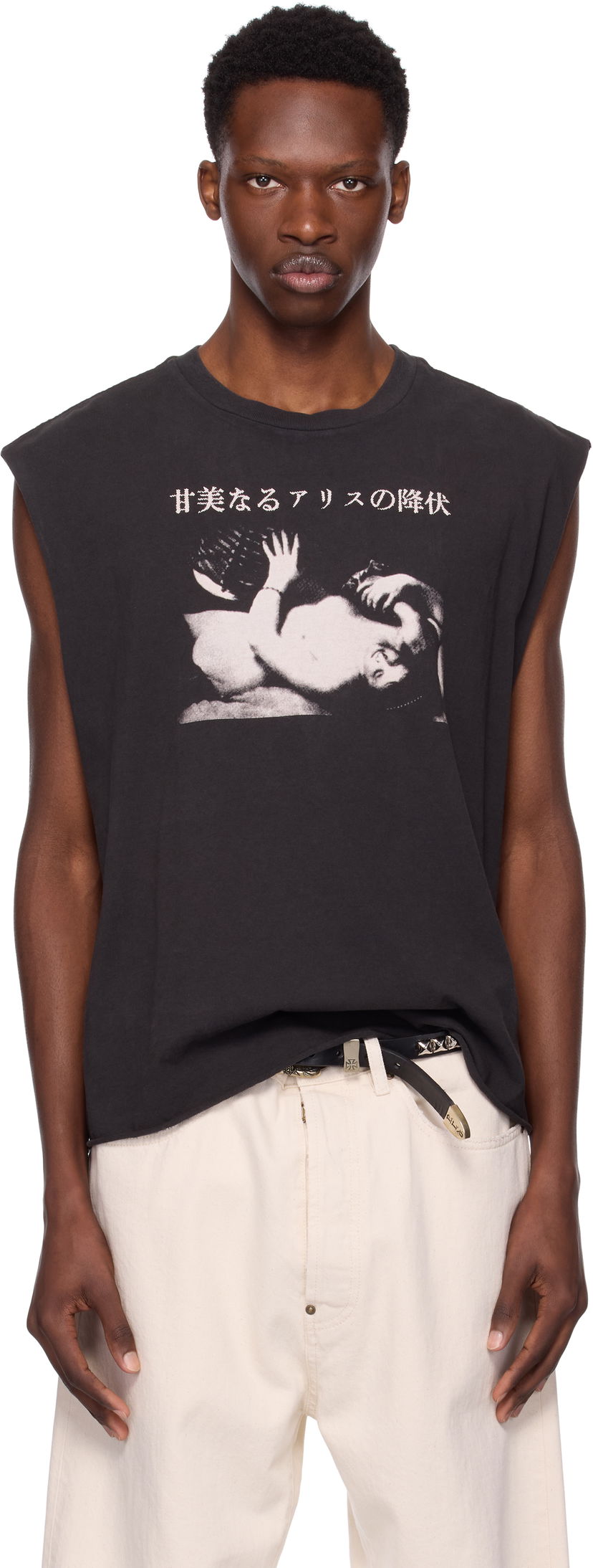 Tričko Enfants Riches Déprimés Enfants Riches Déprimés 'Sweet Surrender Of Alice' Graphic Cut Off T-Shirt Čierna | 010-834