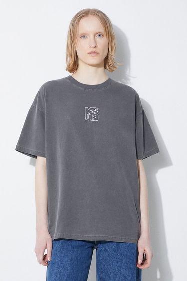 Tričko Ksubi Stacked Oh G Ss Tee T-shirt Šedá | WSP24TE006, 0