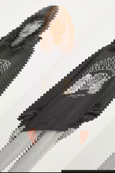 Mikina GANNI GANNI Isoli Oversize Animals Hoodie Čierna | T4270, 0