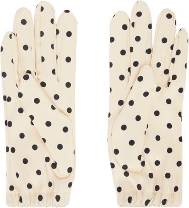 Rukavice Valentino Valentino Garavani VLogo Signature Polka Dot Silk Gloves Béžová | 6W0GD00HAEM, 1
