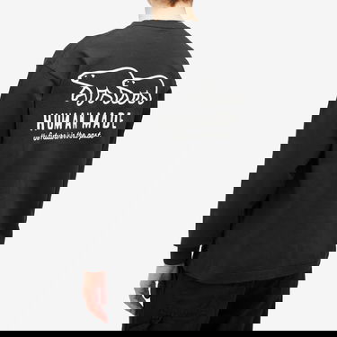 Tričko Human Made Human Made Graphic Long Sleeve T-Shirt Čierna | HM28CS036-BK, 3
