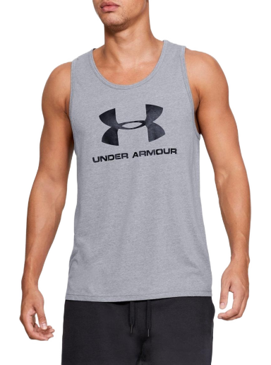 Tielko Under Armour Sportstyle Logo Tank-Top Šedá | 1329589-036