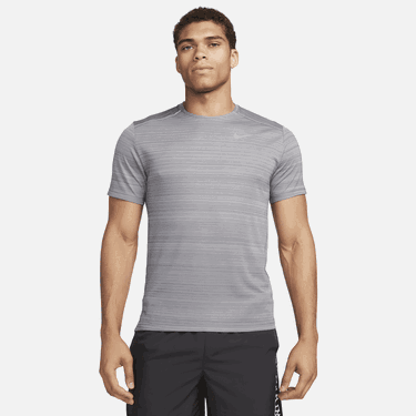 Tričko Nike Miler Tee Šedá | FZ4782-084, 0