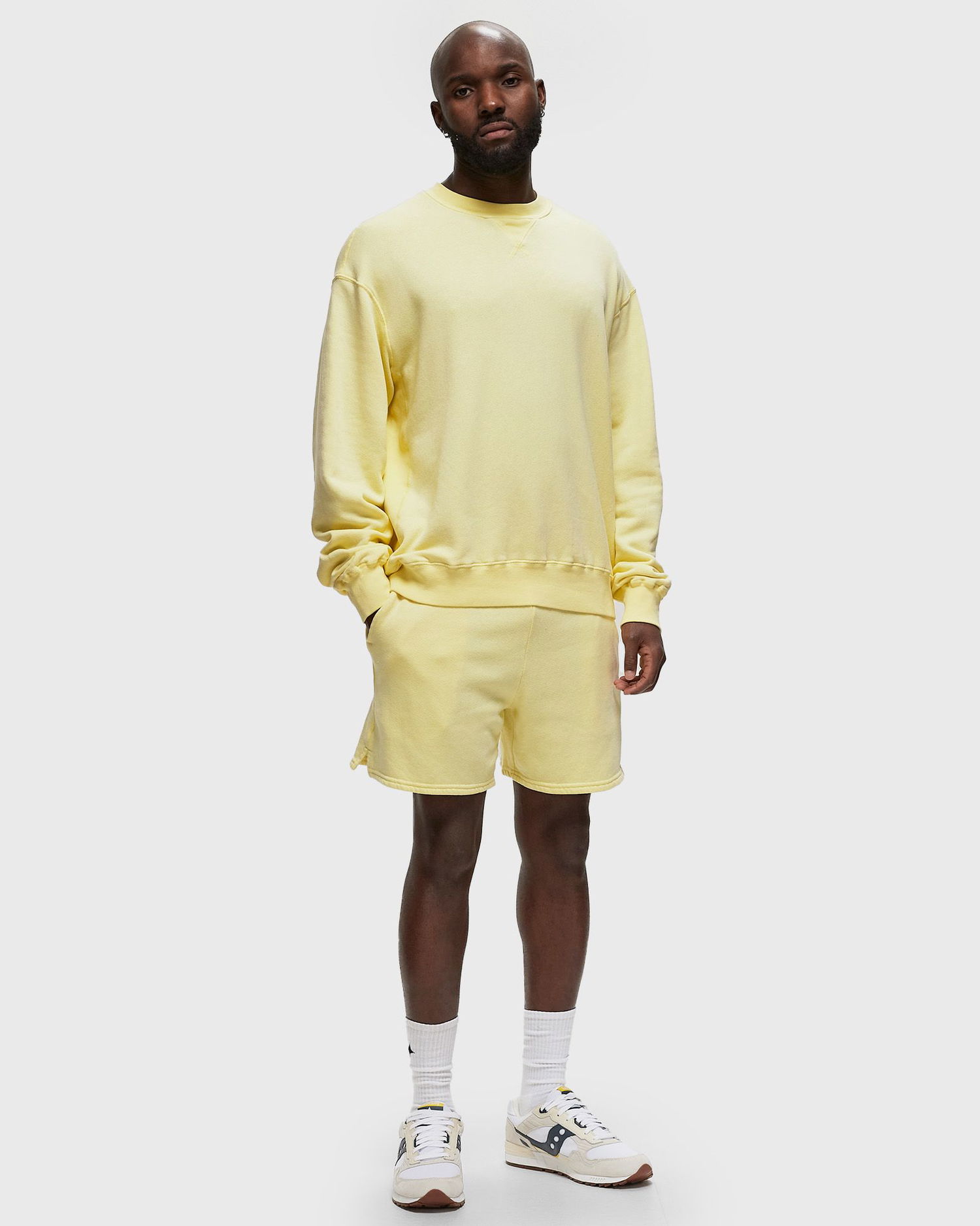 Šortky John Elliott Vintage Fleece Shorts Žltá | C65D53112A, 1