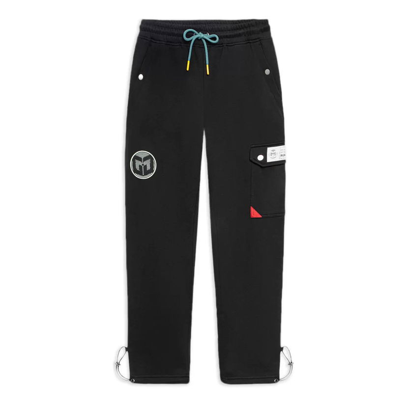 Cargo nohavice Li-Ning CJ McCollum Graphic Straight Sweatpants Čierna | AKLRF57-2