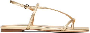 Doplnky Aeyde Aeyde Ella Leather Toe-Post Sandals Metalická | A11-FS-BERS8MFL-0121-902-007, 0