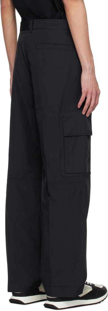Cargo nohavice BOSS Hugo Regular-Fit Water-Repellent Cargo Trousers Čierna | 50530813, 2