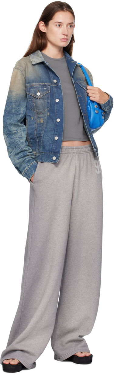 Bunda Acne Studios Acne Studios Distressed Denim Jacket Modrá | C90196-, 3