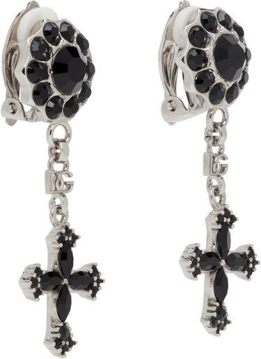 Náušnice Dolce & Gabbana Dolce&Gabbana Cross Drop Earrings Metalická | WEQ4S2 W1111, 1