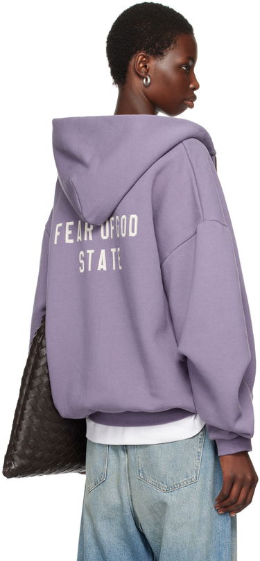 Mikina Fear of God Designer Full-Zip Hoodie Fialová | 192BT246247F, 2