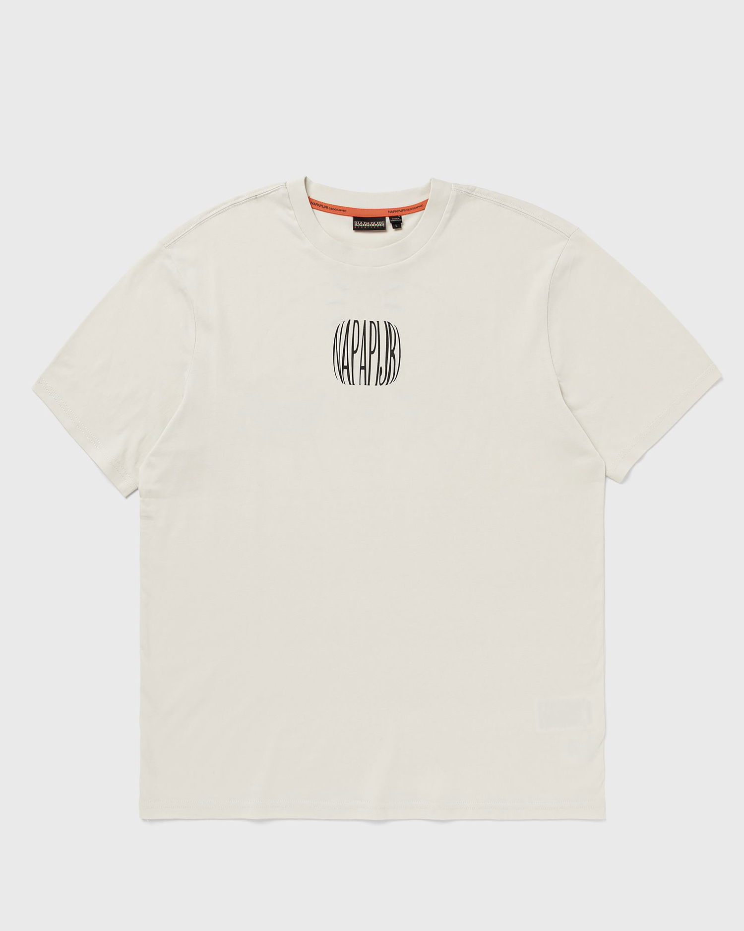 Tričko Napapijri Short Sleeve T-Shirt Yukis Wavy Logo Béžová | NP0A8925N1J1, 0