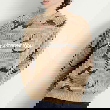 Sveter thisisneverthat T-Logo Knit Jumper Béžová | TN253KKNPK01-CAM, 5