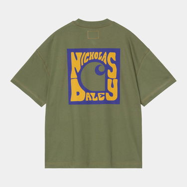 Tričko Carhartt WIP Nicholas Daley Logo T-Shirt Zelené | I035275_9, 1