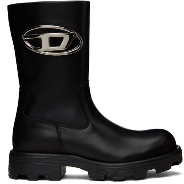 Tenisky a topánky Diesel D-Hammer Bkr D W Logo Boots Čierna | Y03692 P4471, 0