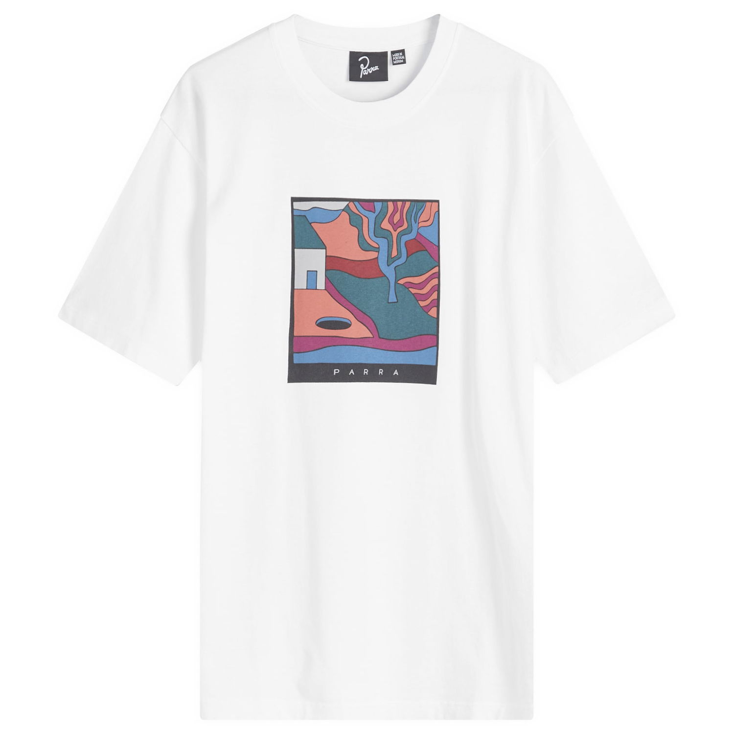 Tričko By Parra Hole In The Yard T-Shirt White Biela | 52310, 0