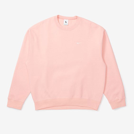 Mikina Nike Solo Swoosh Fleece Crew Ružová | CV0554-697, 0