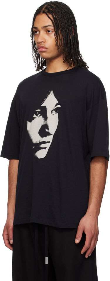 Tričko Ann Demeulemeester Ann Demeulemeester Dieter October's Portrait T-Shirt Čierna | 2510-M-JTS06-40-FA206-099, 3