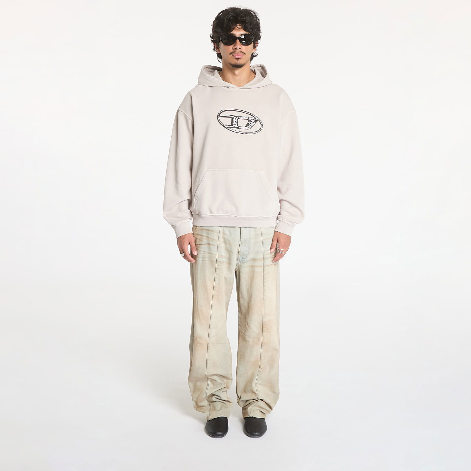 S-Boxt-Hood-Q7 Sweat-Shirt Grey