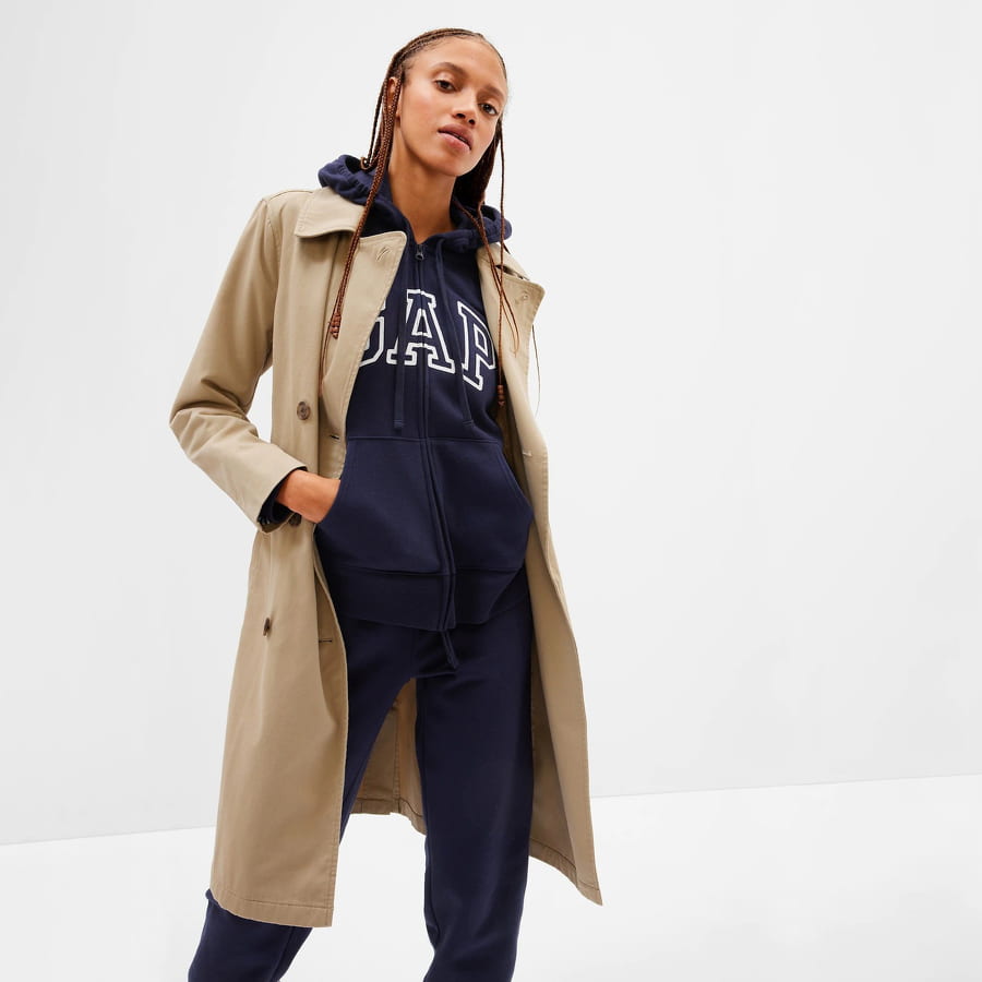 Mikina GAP Heritage Full Zip Hoodie Navy | 463503-01, 0