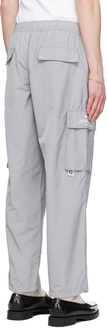 Cargo nohavice AAPE by A Bathing Ape AAPE by A Bathing Ape Patch Cargo Pants Šedá | AAPPTMA663XXMGYL, 2