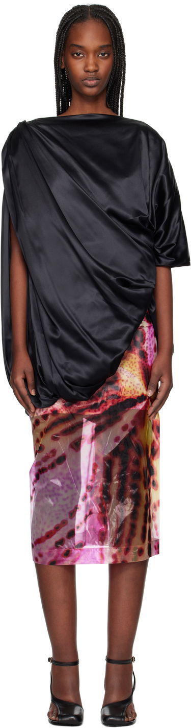 Sukňa Dries Van Noten Dries Van Noten Silk Draped Blouse Rôznofarebný | 251-010738-1032, 0