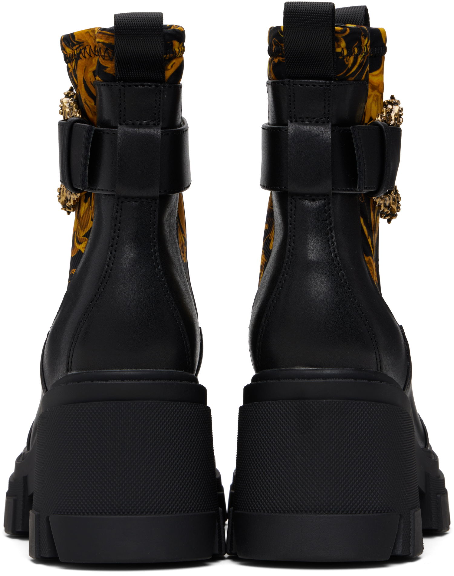 Tenisky a topánky Versace Versace Jeans Couture Sophie Chain Chelsea Boots Čierna | E79VA3S84_EZS867, 1