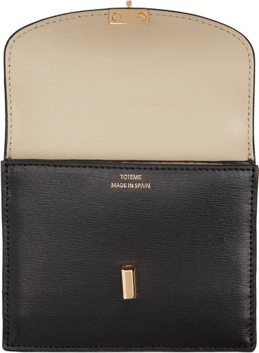 Peňaženka TOTEME TOTEME T-Lock Leather Card Holder Čierna | 251-WAM0042-LE0025, 2