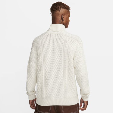 Sveter Nike Life Cable Knit Turtleneck Jumper Biela | FB7770-072, 3