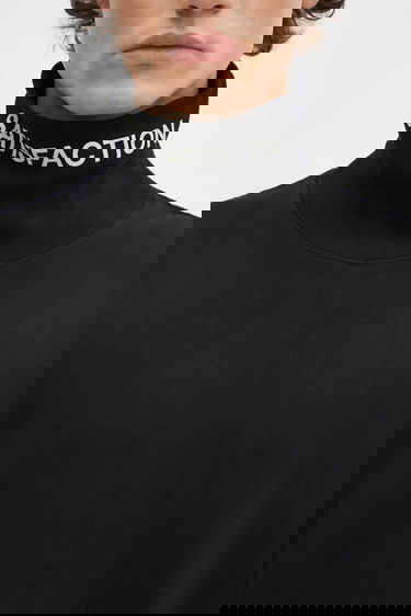 Tričko Pleasures Long-sleeved Cotton Satisfaction Turtleneck Čierna | P24W026, 3