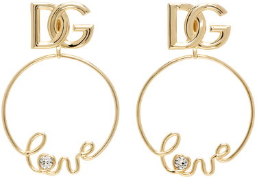 Náušnice Dolce & Gabbana Gold Drop Earrings Metalická | WEP2L8 W1111, 0