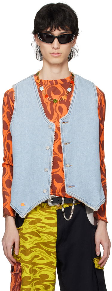 Vesta ERL Denim Vest Modrá | ERL08J201, 0