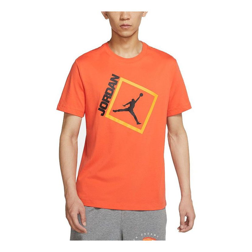 Tričko Jordan Jordan Jumpman Box Short Sleeve T-Shirt Oranžová | DA9901-803