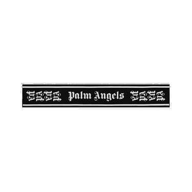 Šál Palm Angels Gothic Monogram Scarf Čierna | PMMA007F195720491001, 0