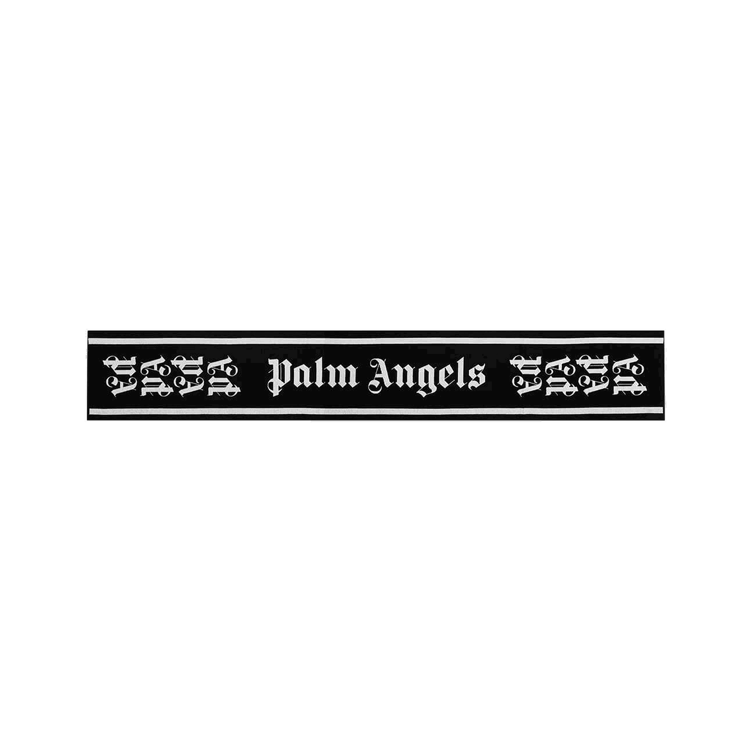 Šál Palm Angels Gothic Monogram Scarf Čierna | PMMA007F195720491001, 0