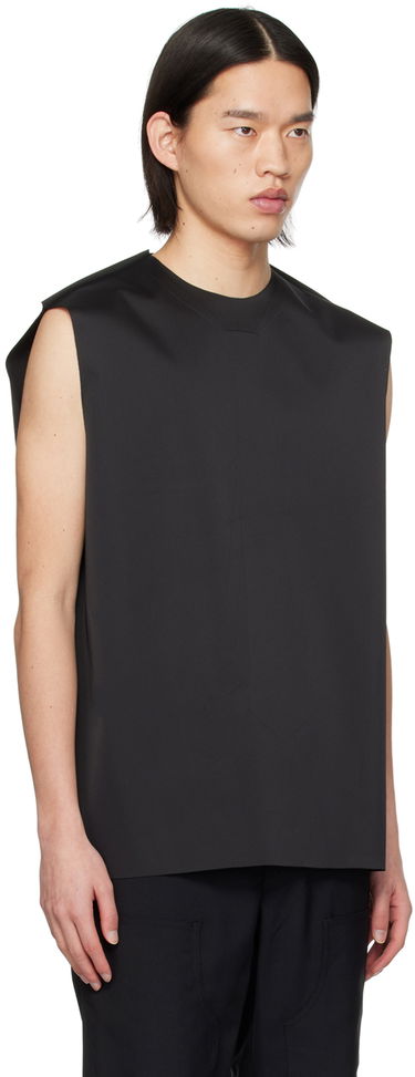 Tielko We11done We11done Tie Embossed Tank Top Čierna | WD-BL1-24-125-M-BK, 1