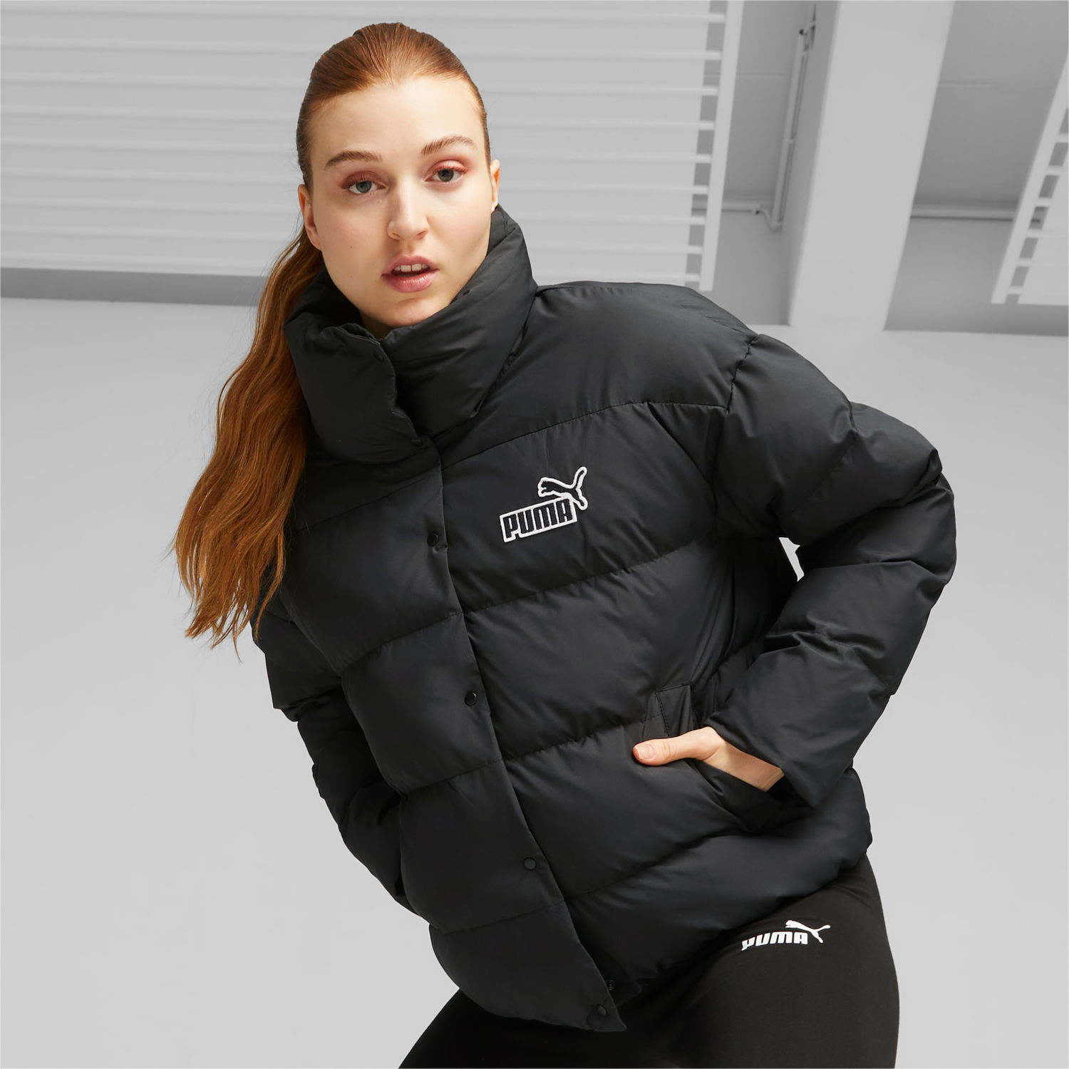 Prešívaná bunda Puma Better Polyball Čierna | 675367_01, 1