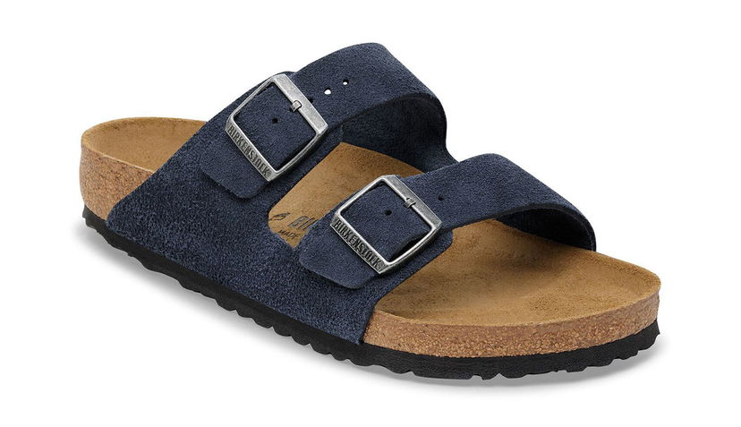 Tenisky a topánky Birkenstock Arizona Suede Leather Narrow Fit Navy | 1030895