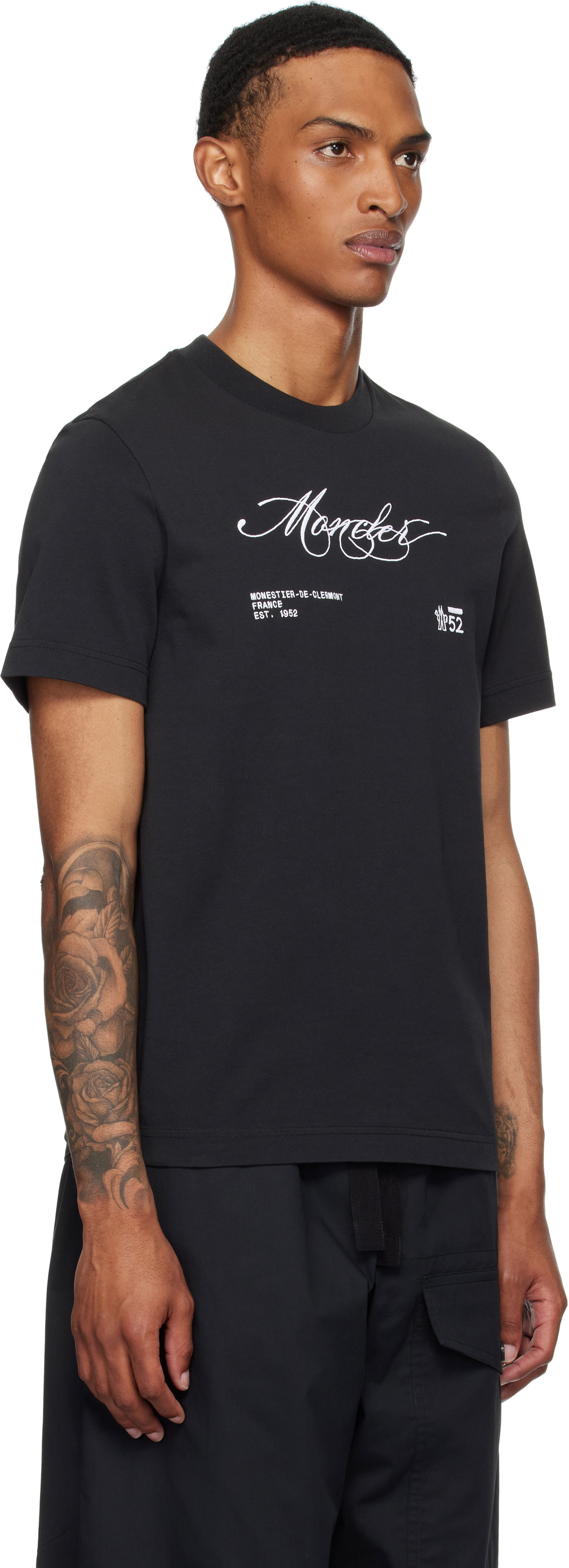Tričko Moncler Moncler Archivio Creativo T-Shirt Čierna | K20918C0001289AUG, 1