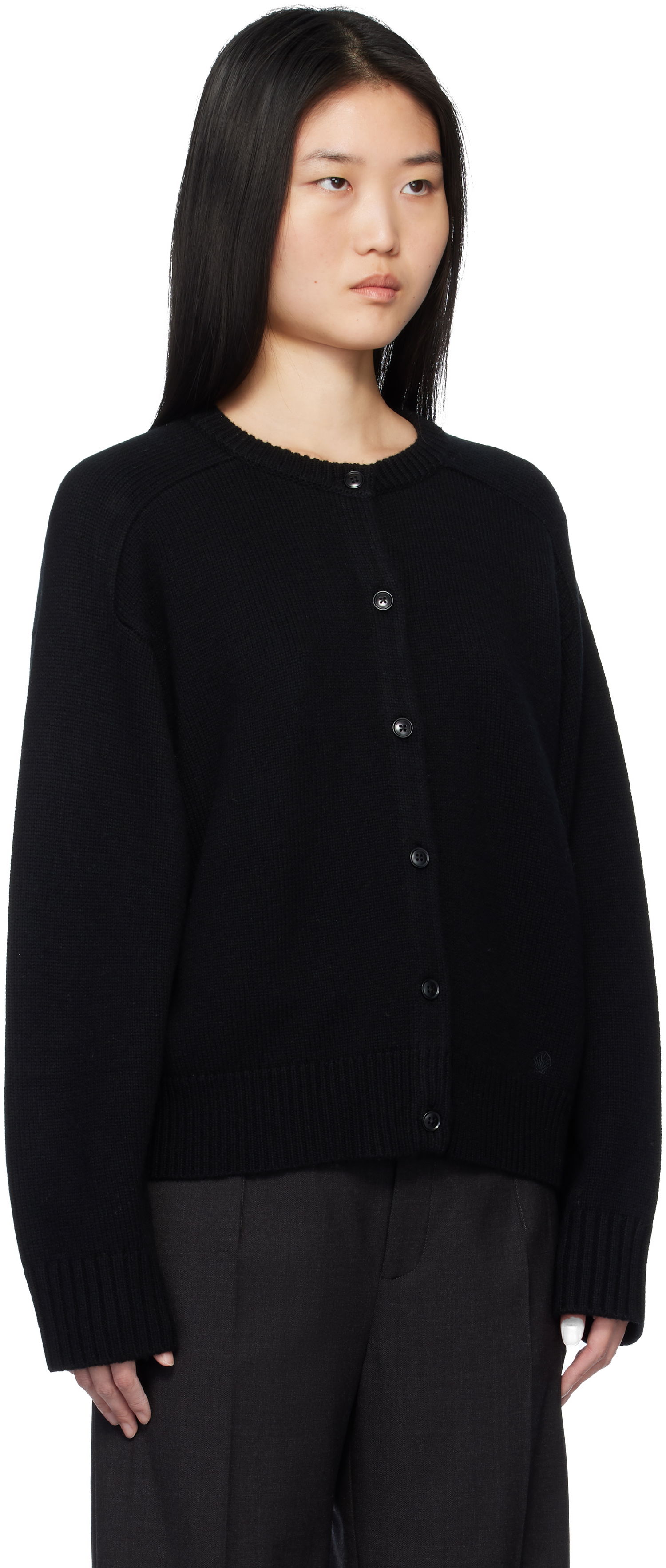 Sveter Loulou de Saison Loulou de Saison Aidar Cardigan Čierna | AIDAR, 1