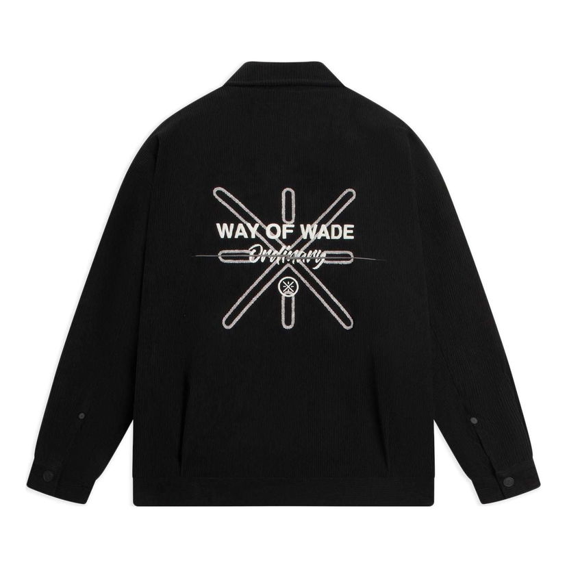 Bunda Li-Ning Wade Logo Corduroy Jacket Čierna | AJMS065-1