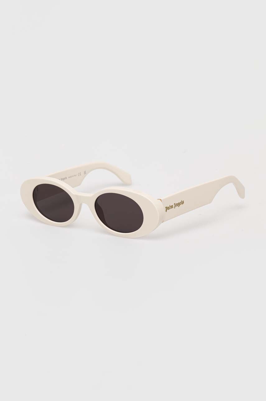 Slnečné okuliare Palm Angels Palm Angels Oval Sunglasses Biela | PERI051.500107, 0