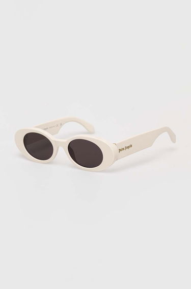Slnečné okuliare Palm Angels Palm Angels Oval Sunglasses Biela | PERI051.500107, 0