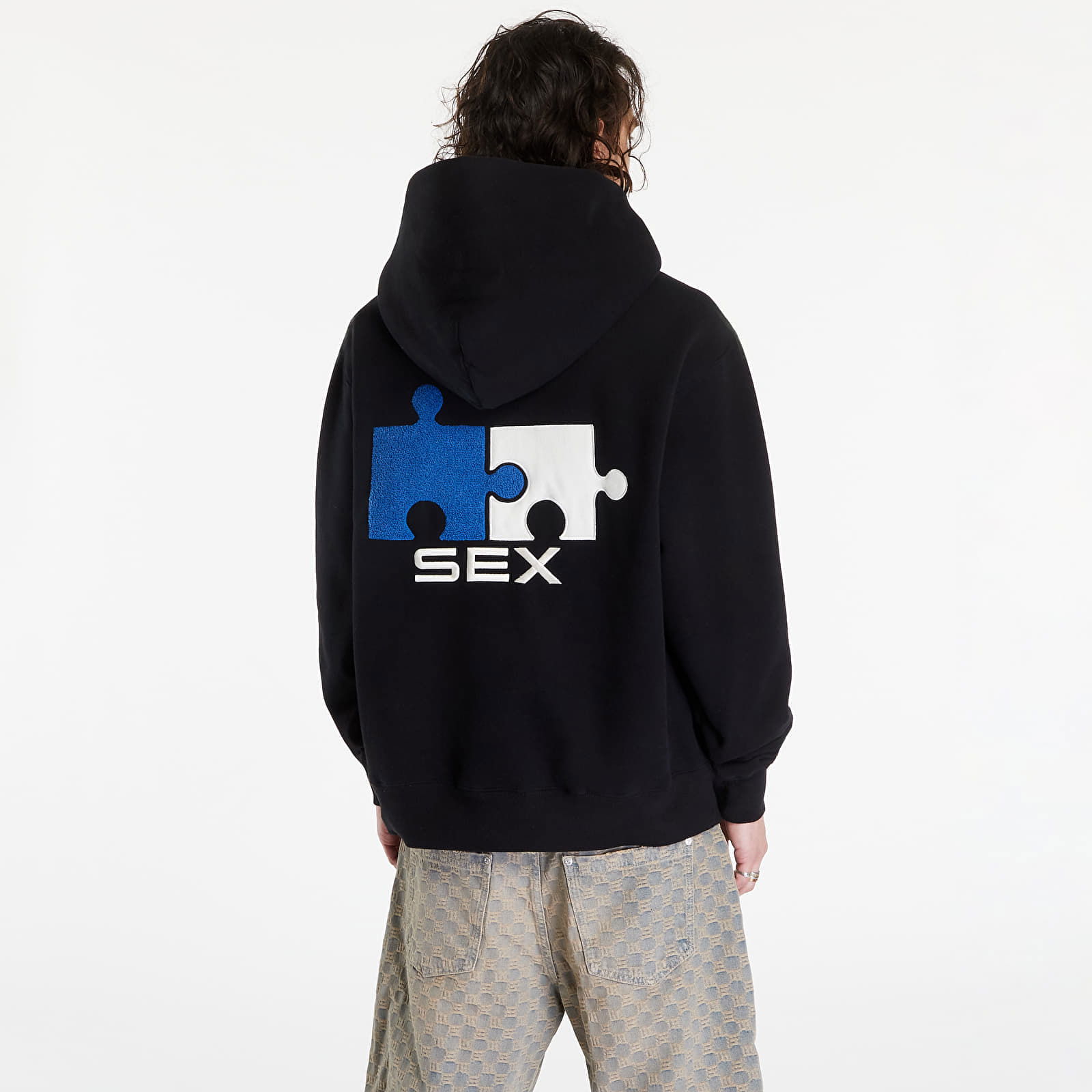 Puzzle Hoodie Black