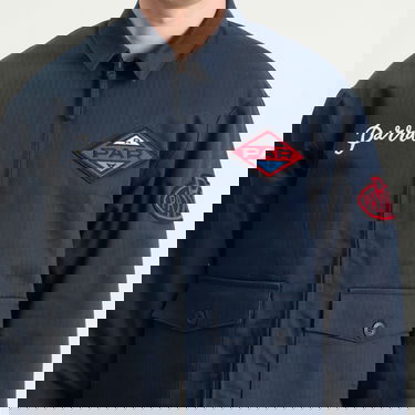 Bunda By Parra Parra Pumping Gas Jacket, Size Large Navy | 54255-NBL, 5
