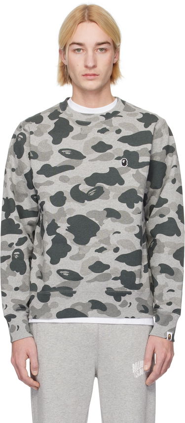 Mikina BAPE Camo Ape Head Crewneck Sweatshirt Šedá | 001SWK801005M, 0