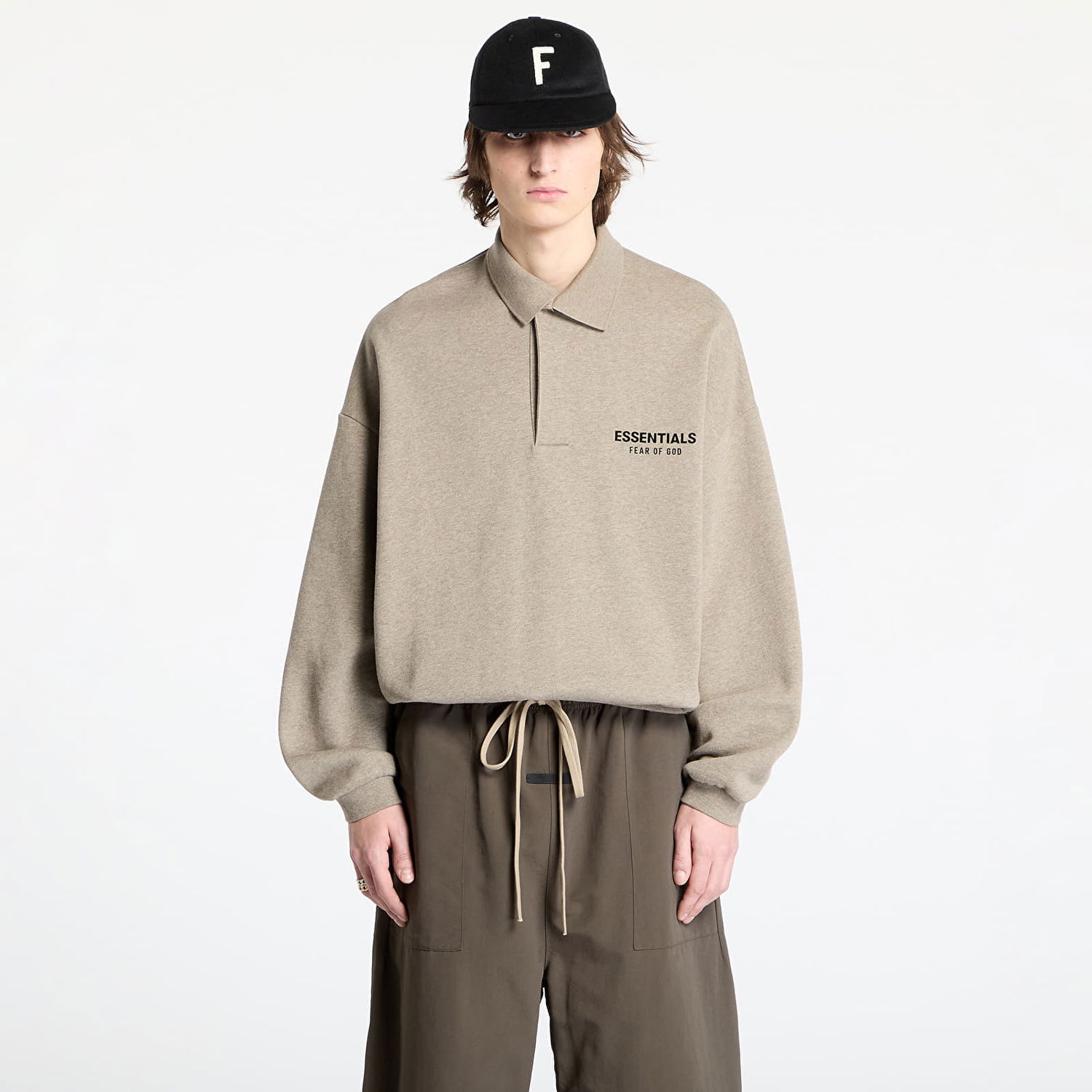 Polo tričko Fear of God Fleece Hoodie Heather Béžová | 192HO246259F-367, 0