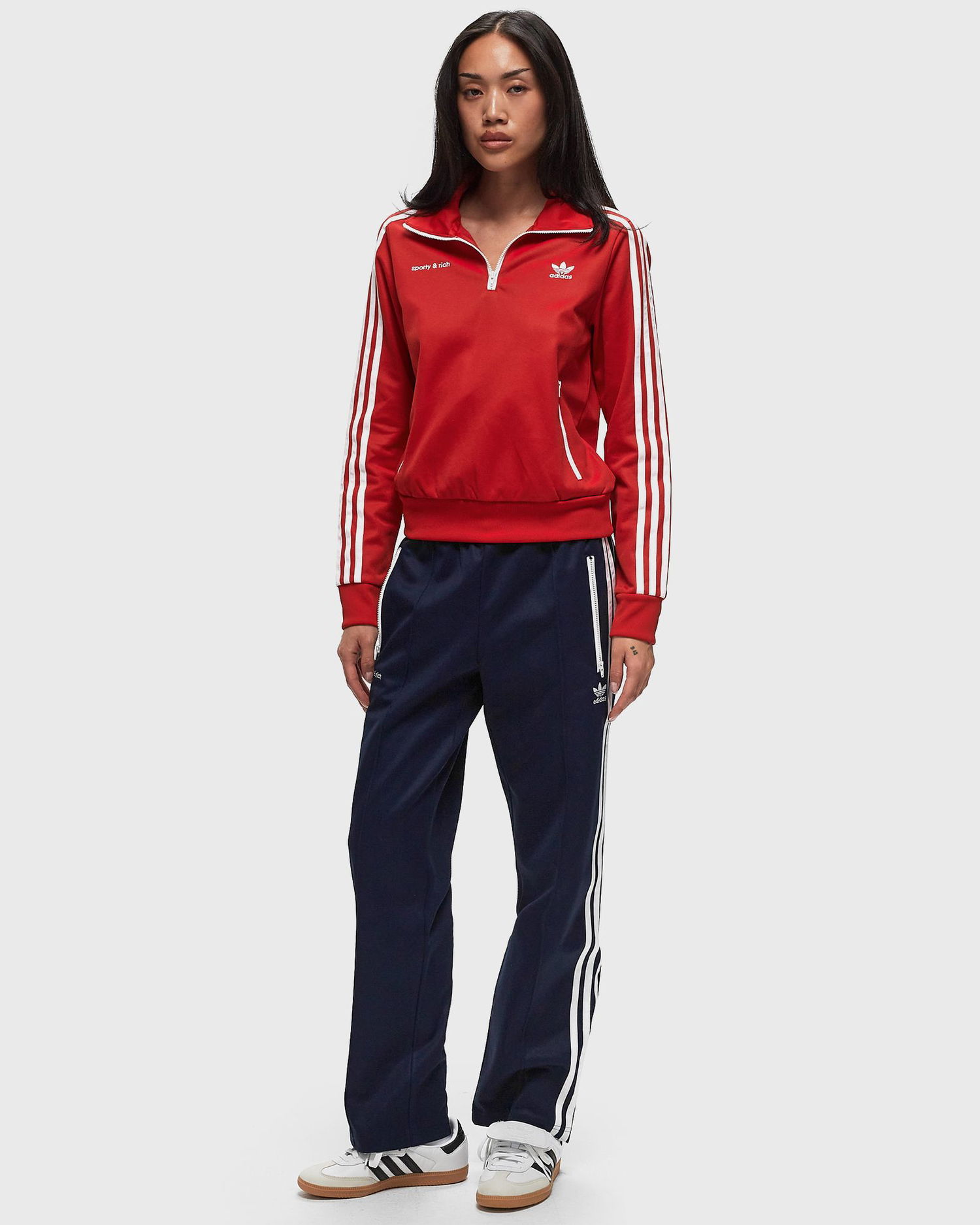 Mikina adidas Originals Sporty&Rich x Track Top Červená | JD3766, 1