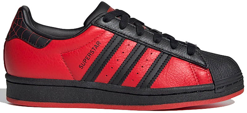 Tenisky a topánky adidas Originals Superstar Spider-Man: Miles Morales Červená | GV7129, 0